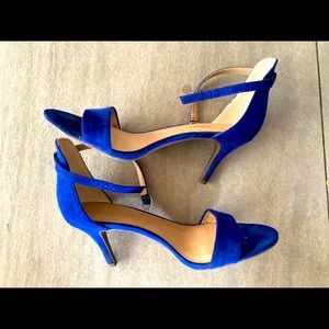 Kelly & Katie- Nadia- Ankle Strap Heel Sandals   Cobalt Blue. SZ 7